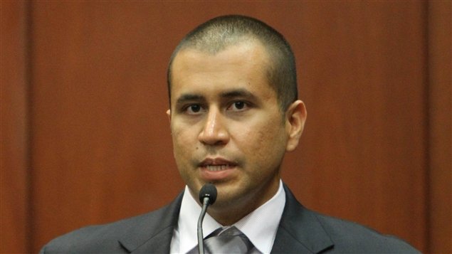 George Zimmerman, accusé d'avoir tué le jeune Trayvon Martin en Floride, comparaît devant le tribunal le 20 avril 2012.