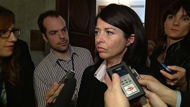 La ministre de l'Éducation, Line Beauchamp