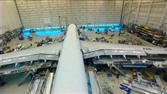 Un avion d'Air Canada en entretien