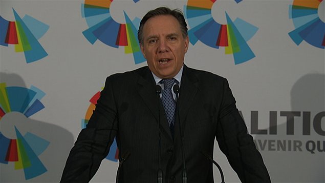 François Legault, chef de la Coalition avenir Québec (CAQ)