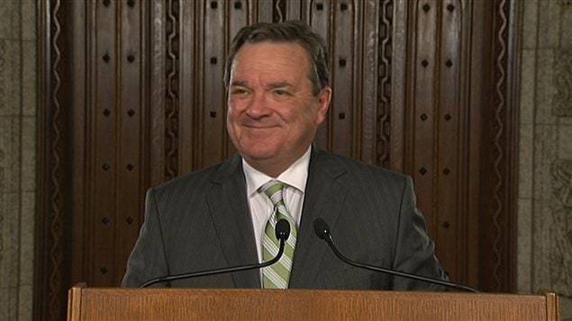 Le ministre des Finances, Jim Flaherty