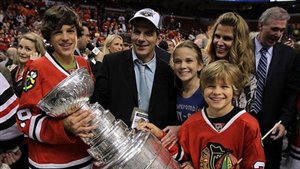 Marc Bergevin, sa famille et la Coupe Stanley en 2010