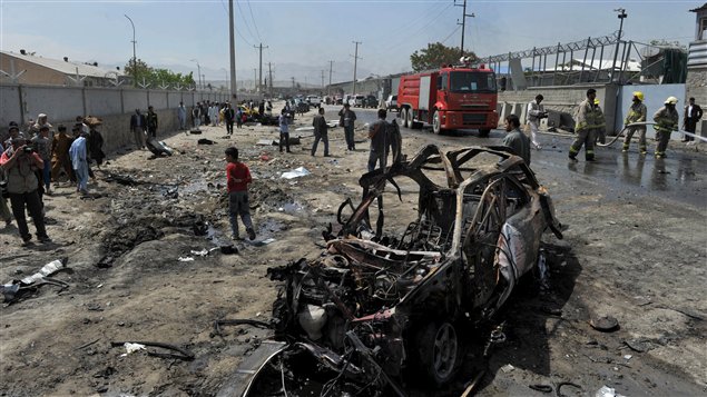 Un attentat-suicide revendiqué par les talibans en Afghanistan