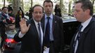 France : François Hollande au travail
