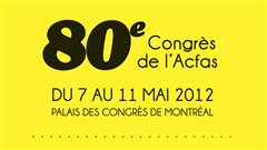 80e Congr�s de l'Acfas