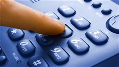 Un clavier de téléphone