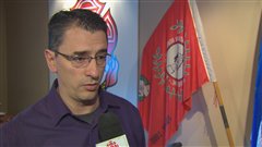 Éric Gosselin, président de l'Association des pompiers de Québec