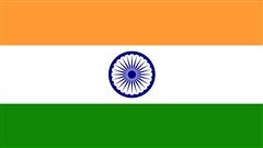 Le drapeau de l'Inde