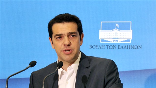 Alexis Tsipras, le chef du parti de gauche Syriza