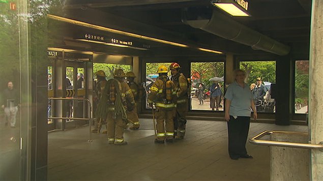 Incidents dans le métro