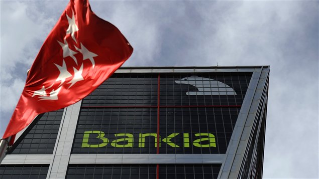 Le siège social de Bankia, à Madrid.