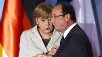 François Hollande discute croissance avec Angela Merkel