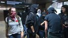 Des manifestants empêchent la reprise des cours de droit à l'UQAM