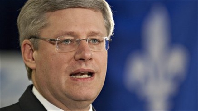 Le premier ministre du Canada, Stephen Harper