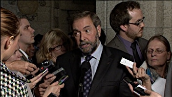 Le chef du Thomas Mulcair a réagi à la position des conservateurs au sujet de la nouvelle exposition au Musée des sciences et de la technologie d'Ottawa.