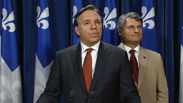 Le chef de la Coalition avenir Québec, François Legault.