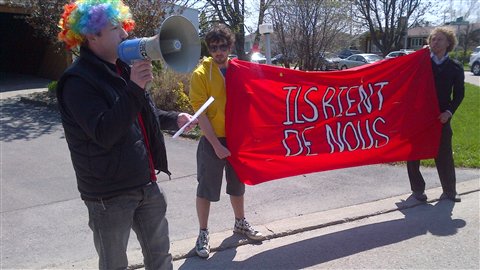 Des �tudiants ont manifest� � Saguenay