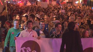 La mobilisation se poursuit à Québec