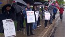 Quatrième jour de grève pour la résidence Hardisty
