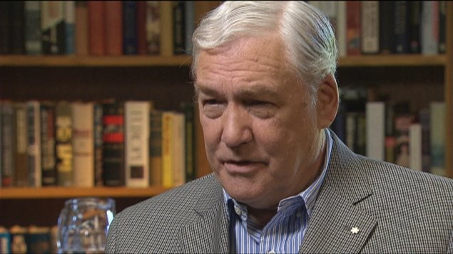 L'ex-magnat de la presse Conrad Black en entrevue exclusive avec Peter Mansbridge, du réseau CBC.