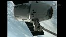 La capsule Dragon amarrée à la SSI