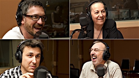 Fran�ois-�tienne Par�, Diane Jules, Gaston Lepage et Fr�d�ric Barbusci | � Radio-Canada/Ronald Georges