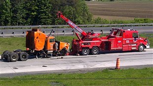 L'autoroute 20 est rouverte près de Saint-Nicolas