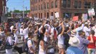 1000 carrés blancs marchent à Sherbrooke