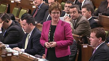La ministre Diane Finley a défendu la réforme de l'assurance-emploi.