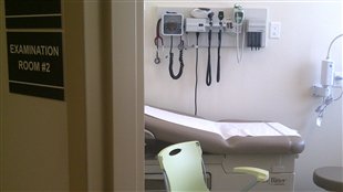 Une salle d'examen médical