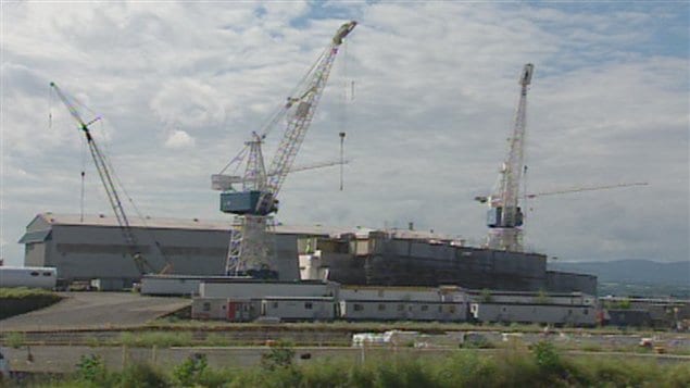 Le chantier maritime Davie.