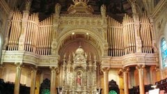 Un des deux orgues Casavant de l��glise Tr�s-Saint-Nom-de-J�sus, � Montr�al