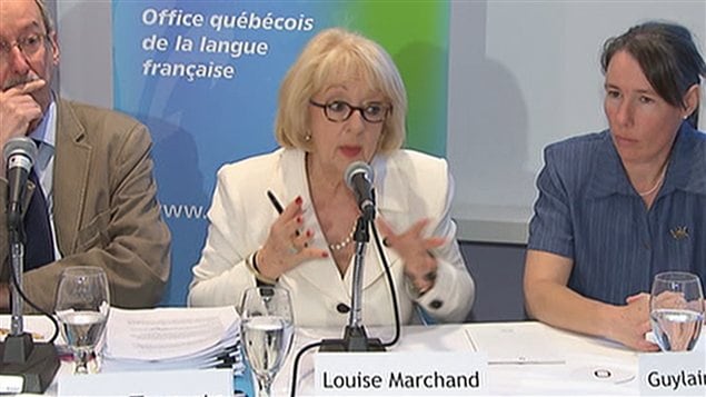 La présidente de l'OQLF Louise Marchand avait du démissionner en mars 2013 dans le scandale dit du «Pastagate».