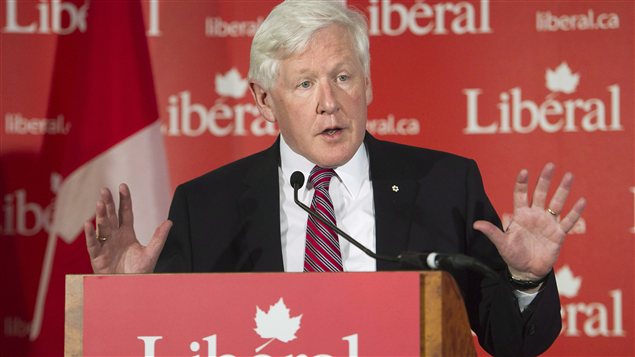 Le chef par intérim du Parti libéral du Canada, Bob Rae