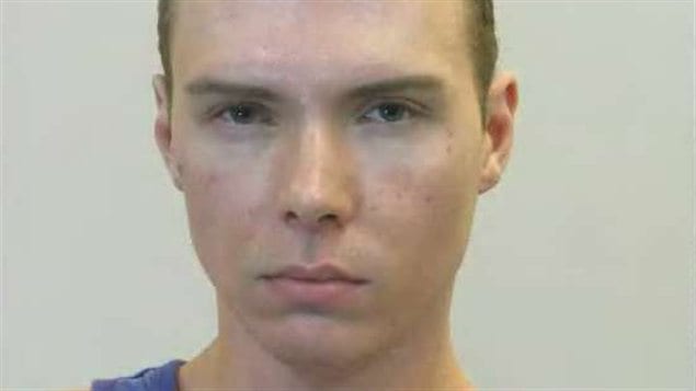 Luka Rocco Magnotta, lors de son bertillonnage à Berlin