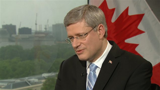 Le premier ministre Stephen Harper