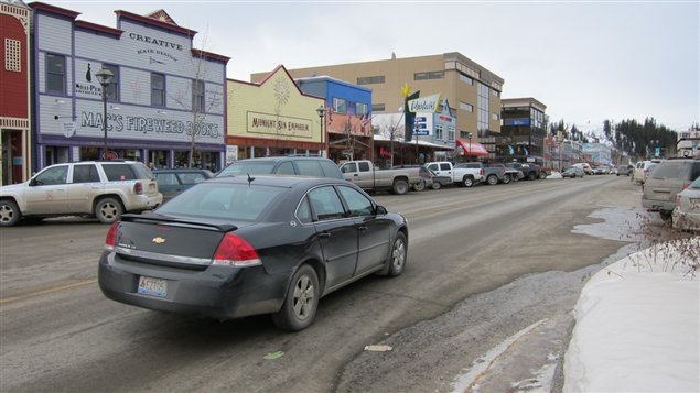 Centre-ville de Whitehorse au Yukon
