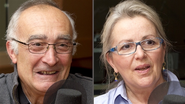 �Radio-Canada/Christian C�t� | <b>Nino Marcone et sa femme Line Lafontaine.</b>