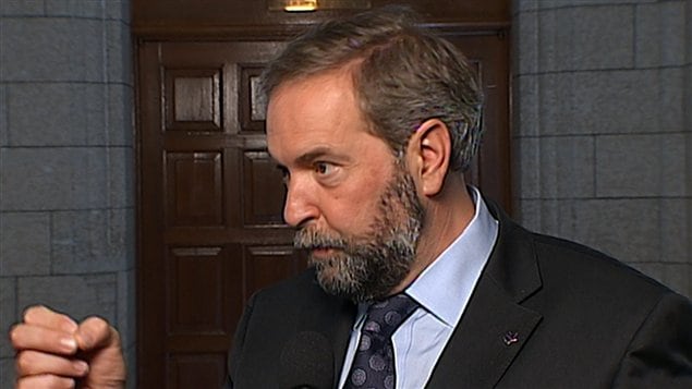 Le chef du NPD, Thomas Mulcair