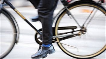 Un cycliste