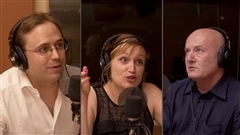 �Radio-Canada/Olivier Lalande | <b>Danick Trottier, �milie C�t� et Will Straw</b>