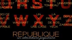 Une partie de l'affiche de <i>R�publique : un ab�c�daire populaire</i> d'Hugo Latulippe