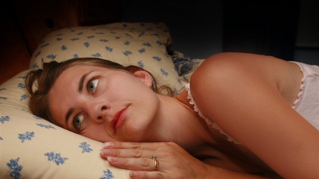 Une femme insomniaque