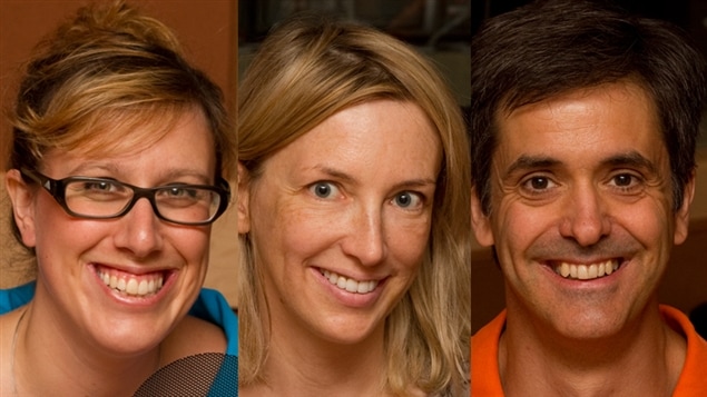� Radio-Canada / Fran�ois Lemay | Sophie Morin, Laurence Charton et Jean-Yves Dionne