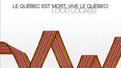 Une partie de la pochette du nouvel album de Loco Locass, <i>Qu�bec est mort, vive le Qu�bec!</i>