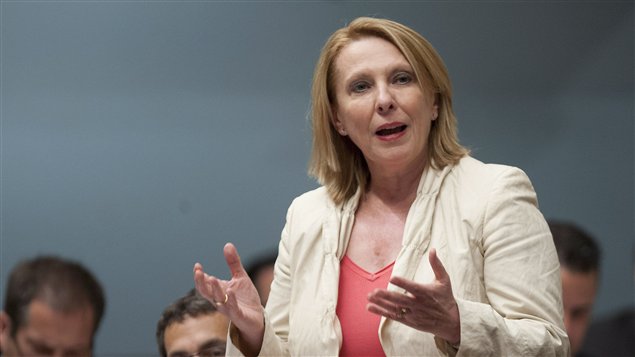 Christine St-Pierre à l'Assemblée nationale