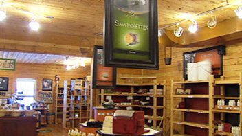 La boutique de la Savonnerie Olivier.