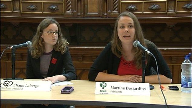Éliane Laberge et Martine Desjardins