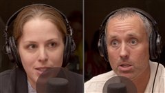 �Radio-Canada/Olivier Lalande | <b>L'analyste Caroline Roy et le chroniqueur Vincent Marissal</b>