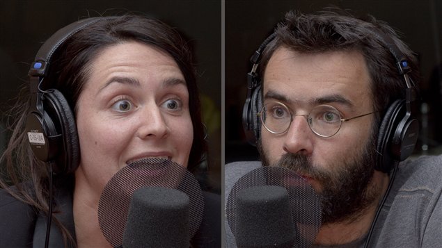�Radio-Canada/Olivier Lalande | <b>La com�dienne M�lissa D�sormeaux-Poulin et le r�alisateur David Lambert</b>
